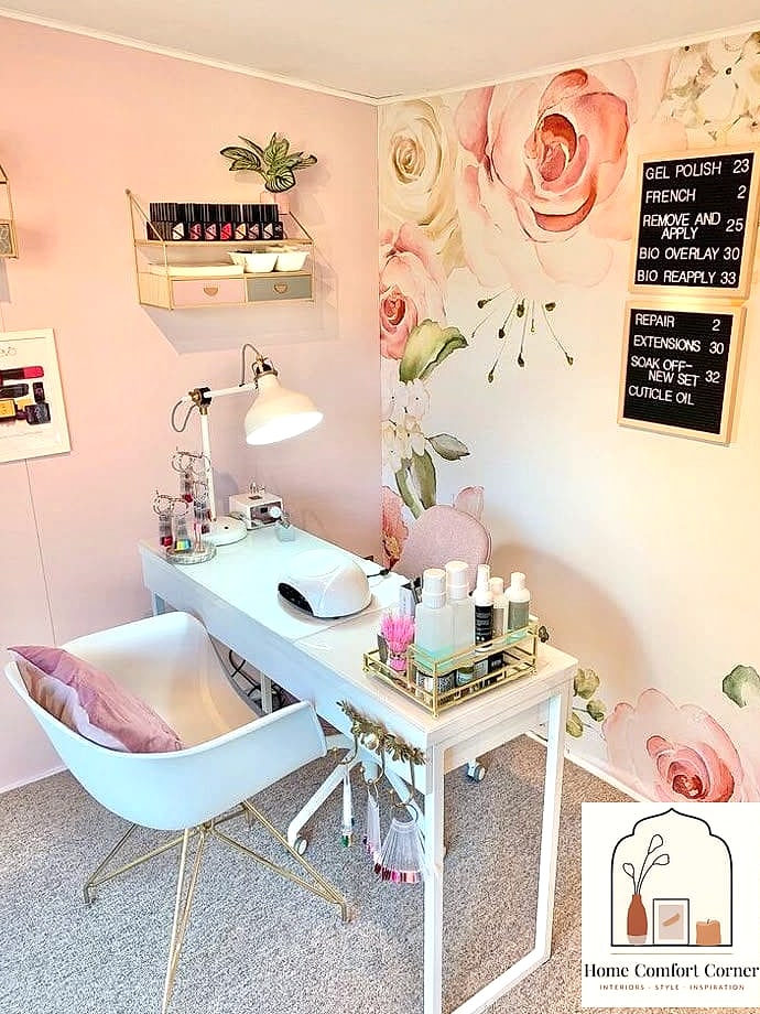 15 Nail Room Decor Ideas Ideas That Are Both Stylish and Practical 3 Acrylic Drawer Organizers for Polish Collections