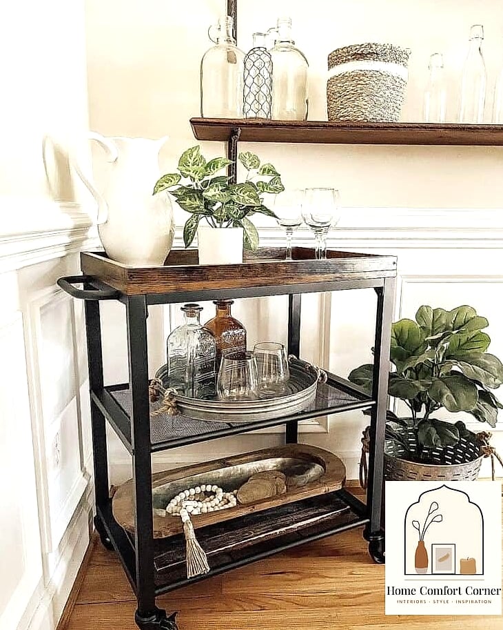 Add a Bar Cart or Beverage Station