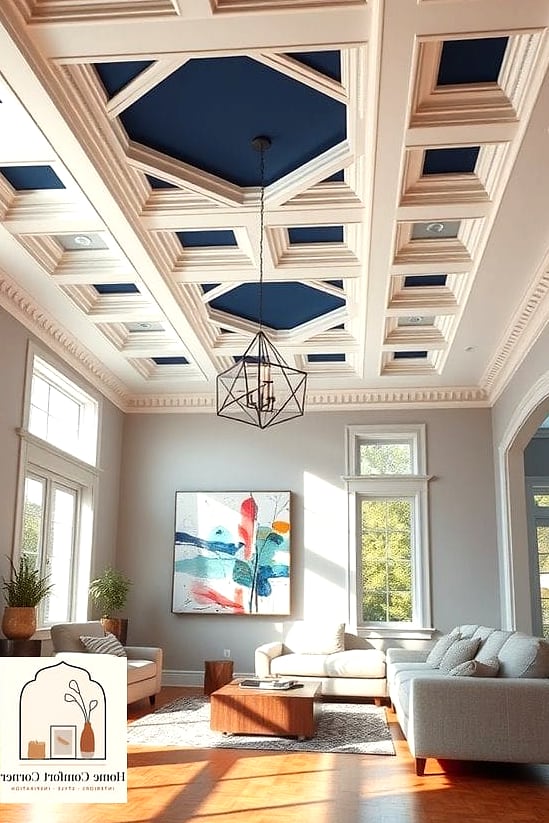 27 Stunning Cheap Room Decor Ideas for Every Budget 27 Add a Bold Ceiling Moment