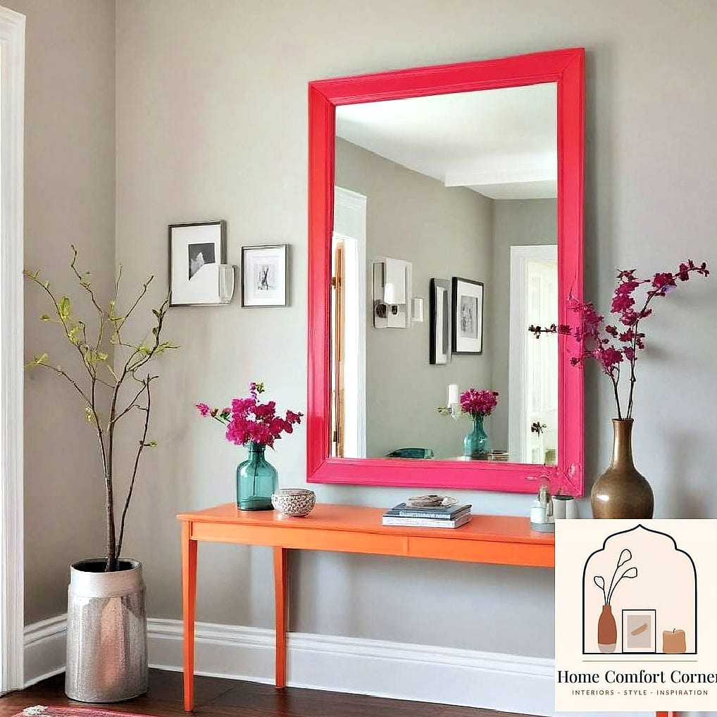 13 Colorful Room Decor Ideas to Upgrade Your Home This Weekend 14 Add a Colorful Statement Mirror