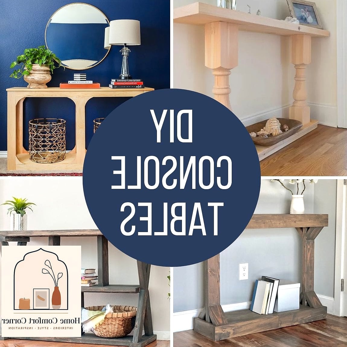 Add a Console Table to Awkward Entryways