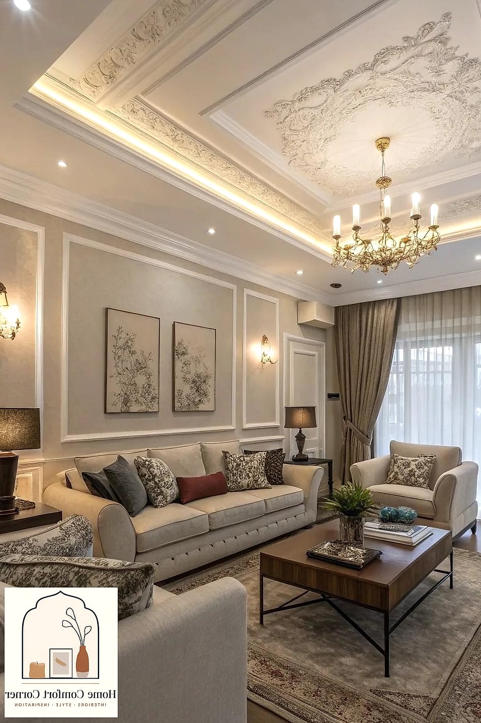 Add Crown Molding or Wainscoting for Architectural Interest