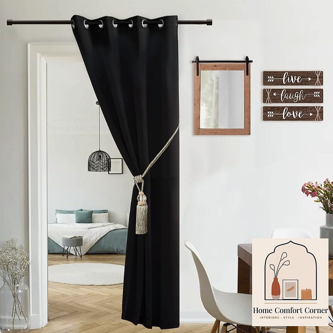 25 Door Design Interior Ideas to Upgrade Your Home This Weekend 20 Add a Curtain Instead of a Door