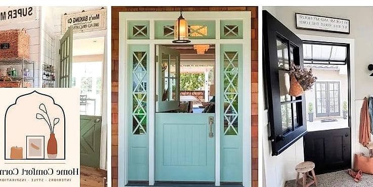 25 Door Design Interior Ideas to Upgrade Your Home This Weekend 15 Add a Dutch Door to Your Kitchen or Mudroom