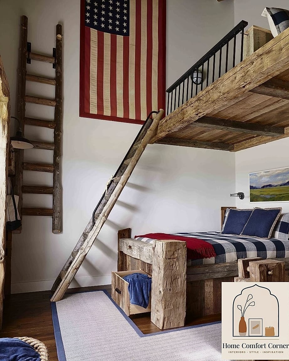 17 Boy Room Ideas Concepts That Are Actually Achievable on a Budget 7 Add a Faux Cargo Net or Rope Shelf