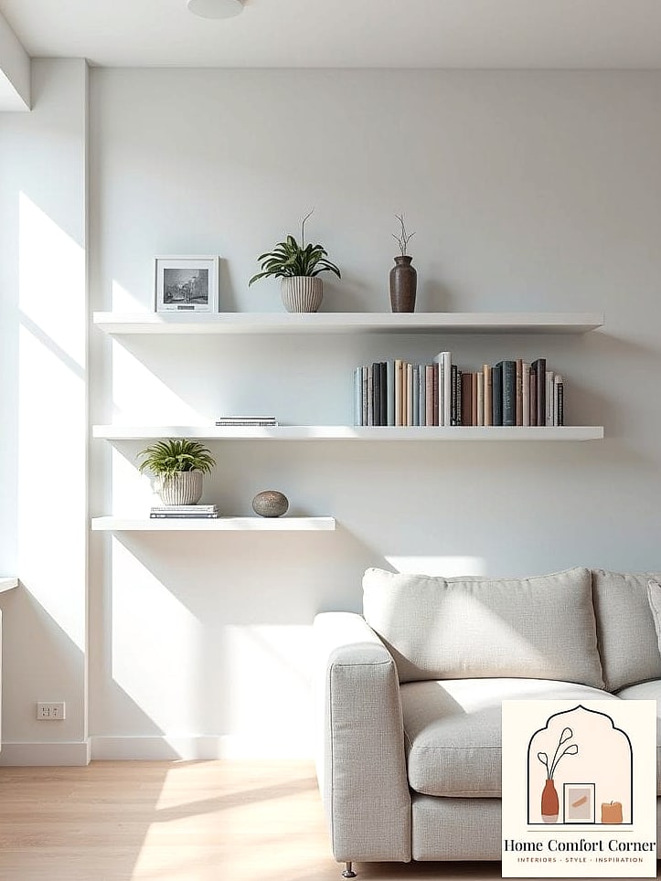 Add Floating Shelves in the Kitchen