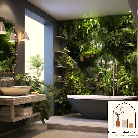 Add Greenery to the Bathroom