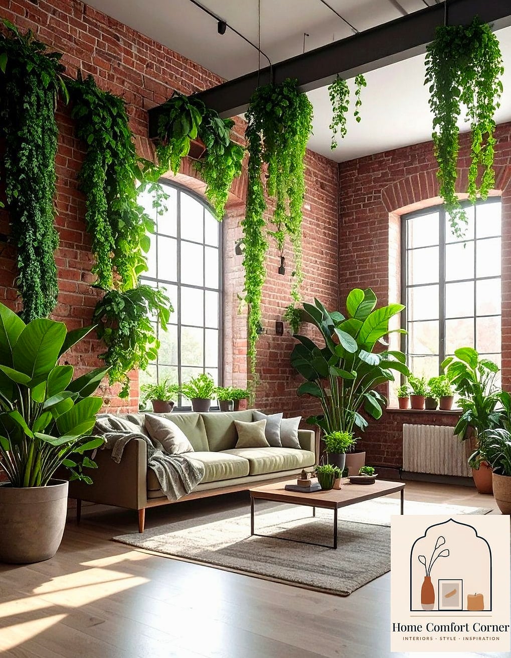 Add Greenery to Soften Hard Angles