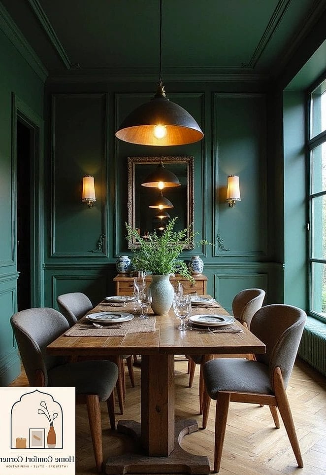 18 Dining Room Decor Ideas Before and After Transformations to Inspire 4 Adding a Statement Rug Under the Table