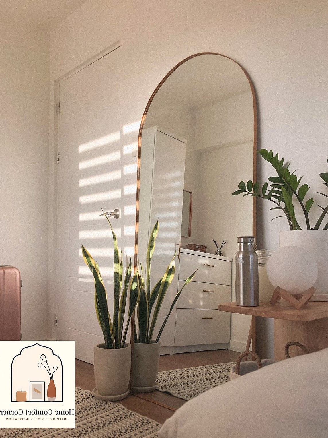20 Small Room Decor Ideas Ideas That Will Transform Your Space 4 Add a Large Mirror on the Main Wall