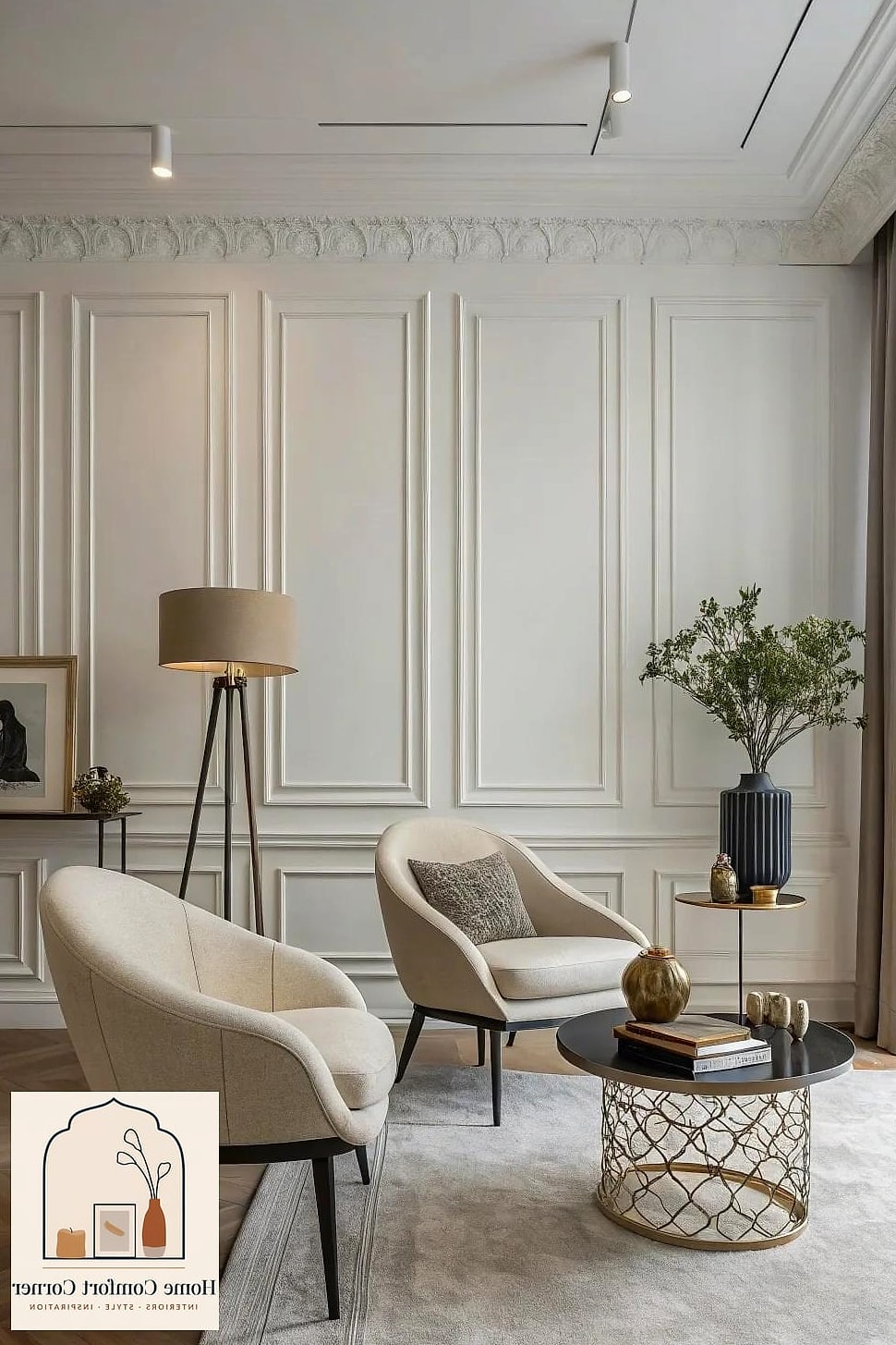 Add Molding and Trim Details to Plain Walls