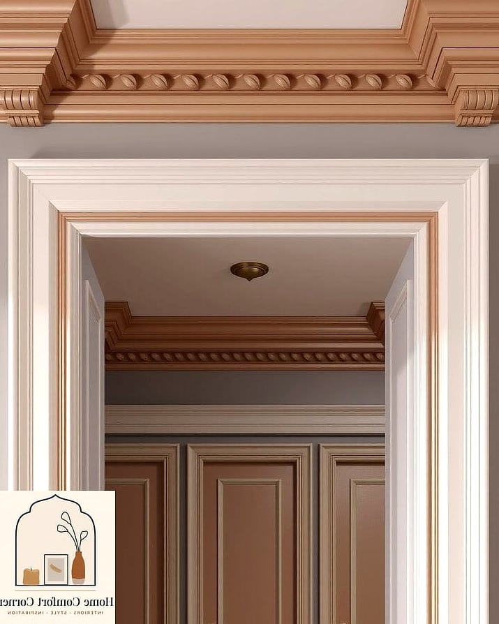 25 Door Design Interior Ideas to Upgrade Your Home This Weekend 12 Add Molding Detail to a Flat Door