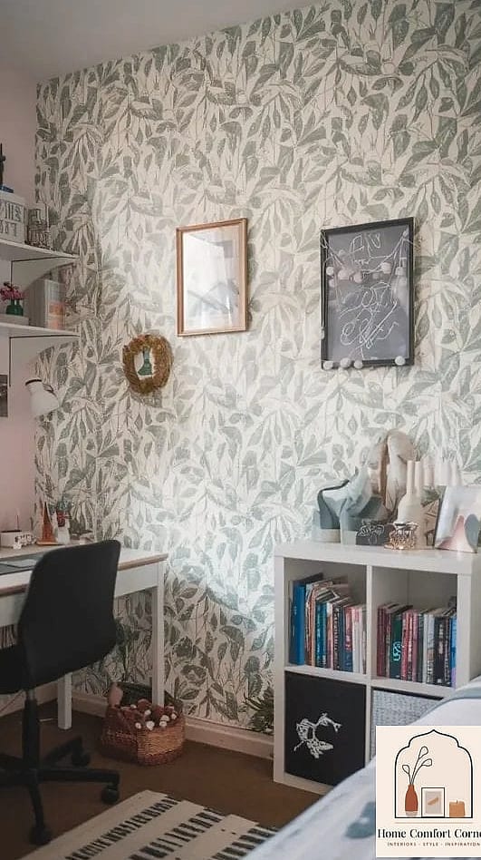 Add a Removable Wallpaper Accent Wall