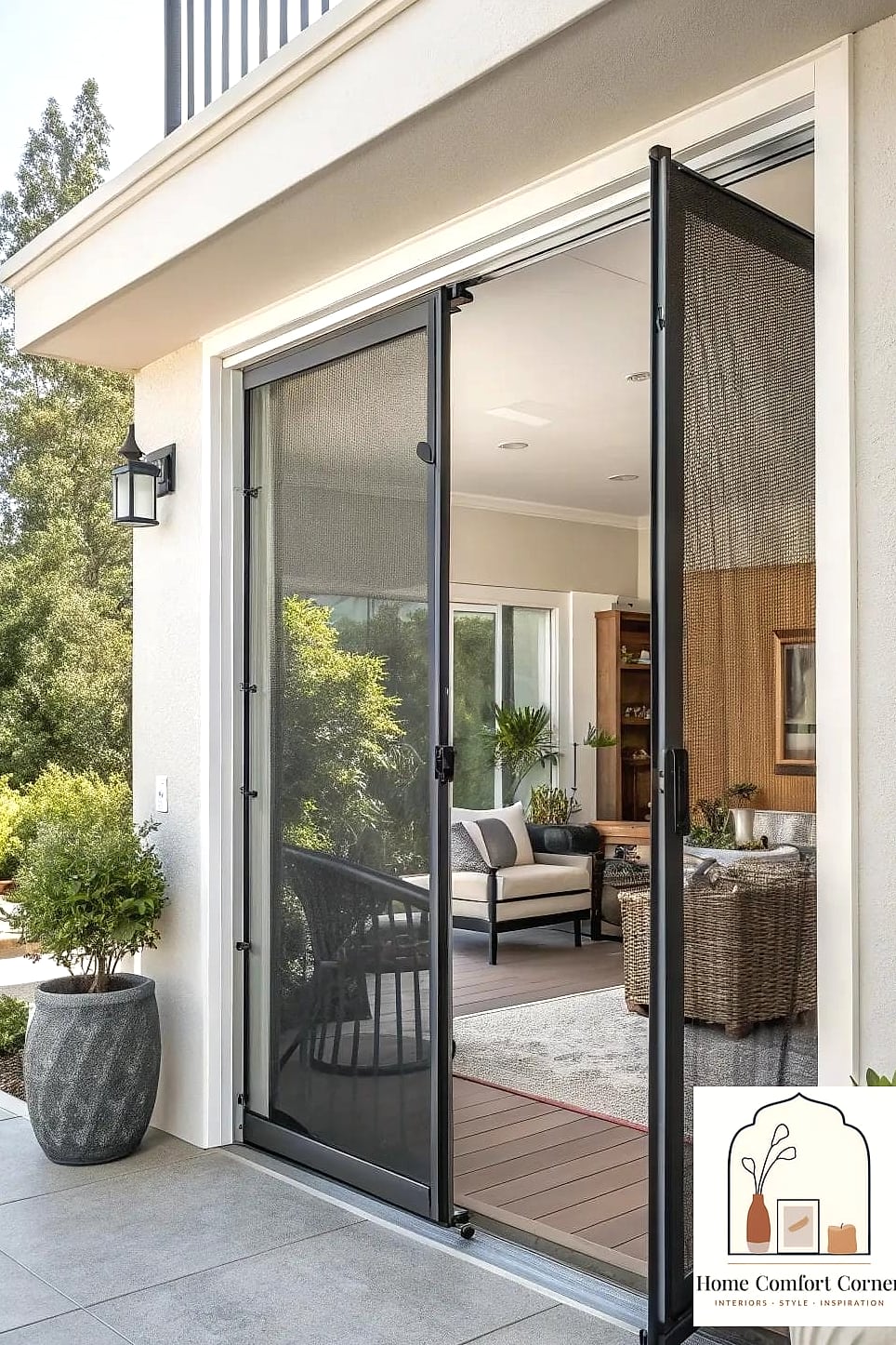 25 Door Design Interior Ideas to Upgrade Your Home This Weekend 24 Add a Screen Door with Style