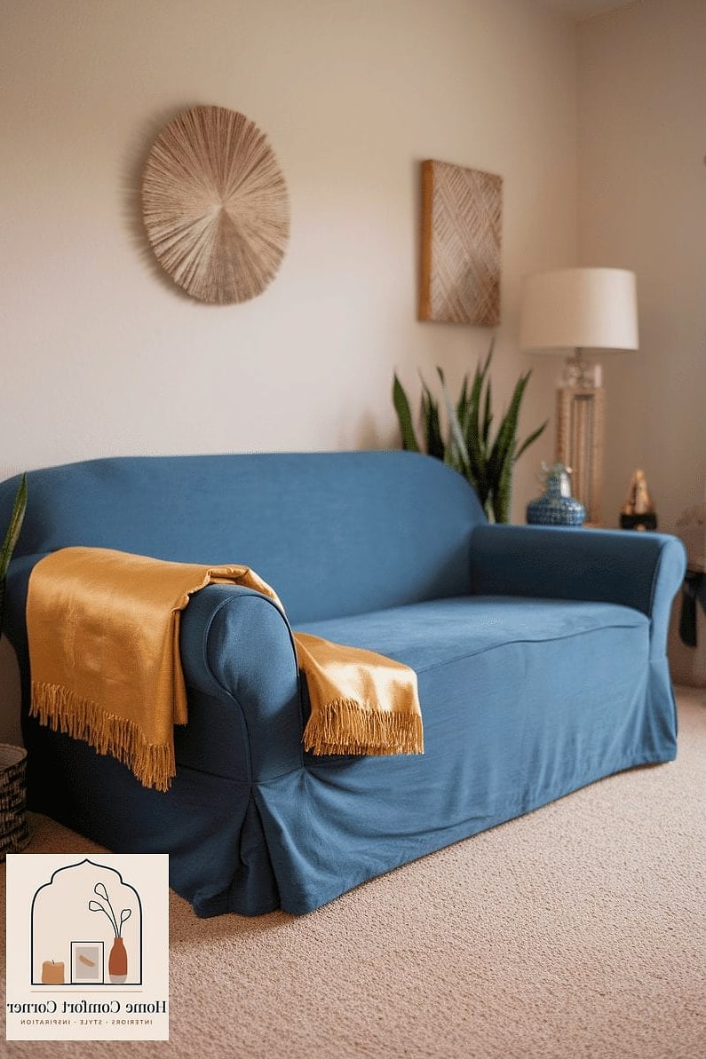 Add a Slipcover to Your Sofa