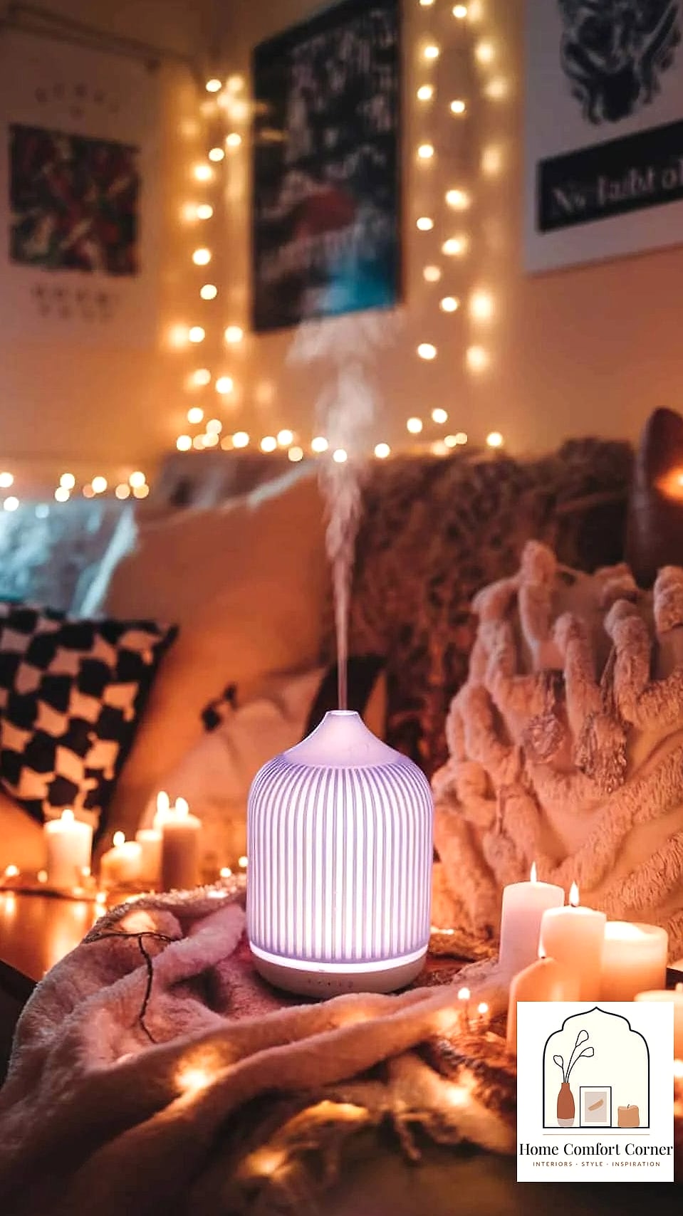 Add a Small Diffuser for Scent Without Candles