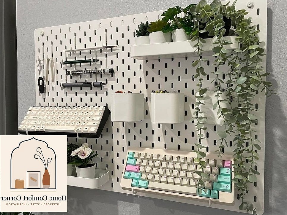 Add a Statement Pegboard Wall