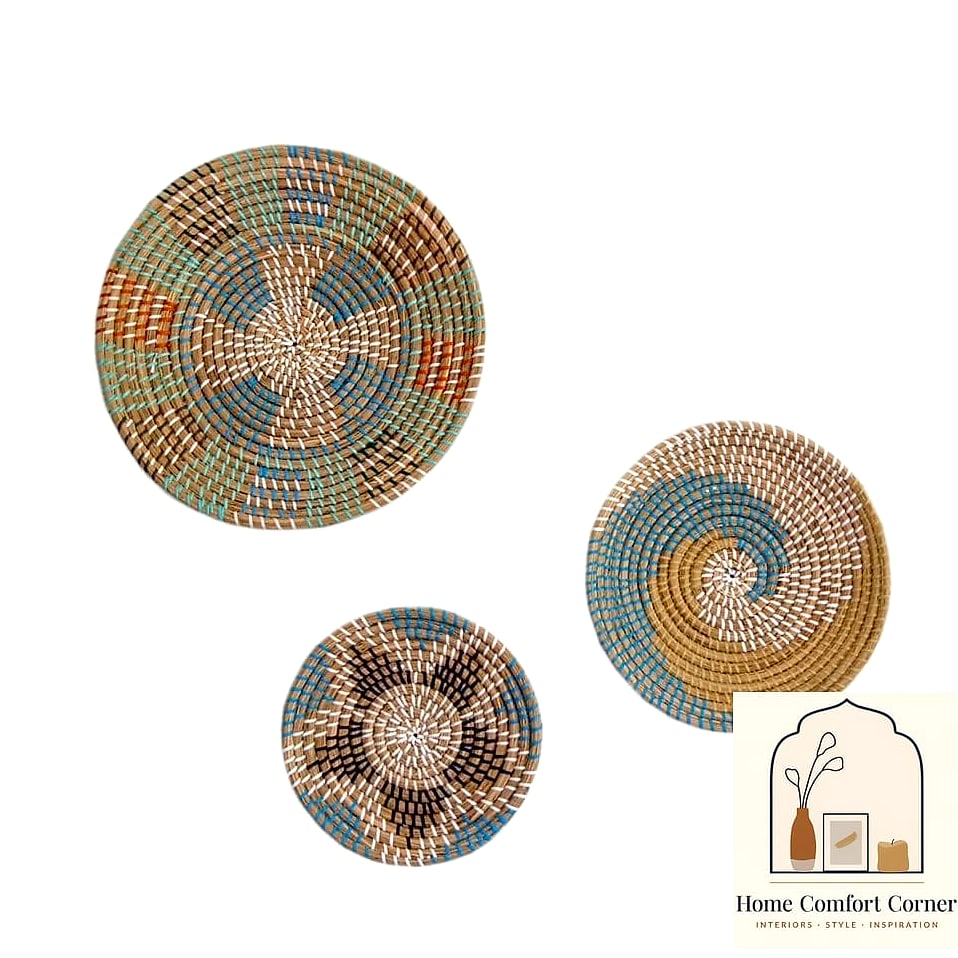 Add a Statement Woven Wall Basket Set