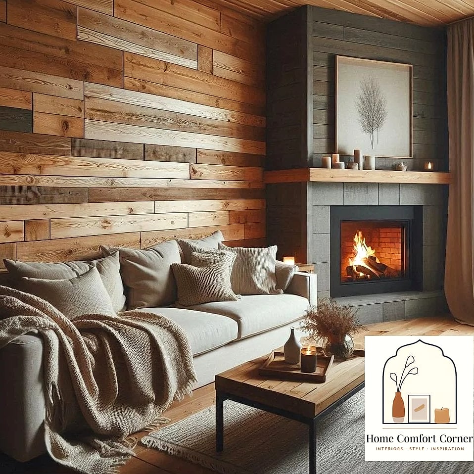 Add Texture With Wood Accents