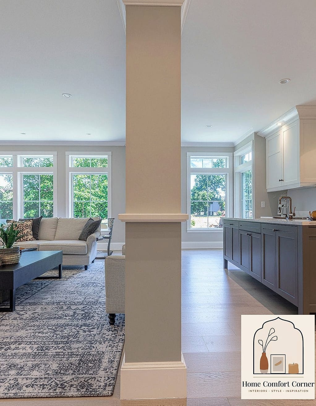 Add Wide Baseboards or Trim