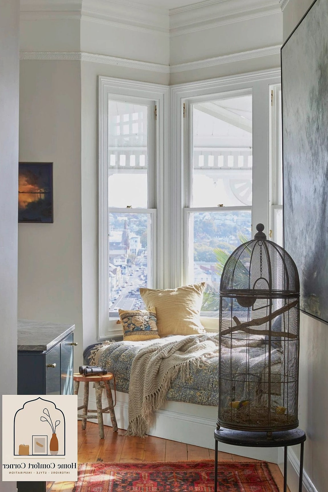 Add a Window Seat or Built-In Bench With Cushions