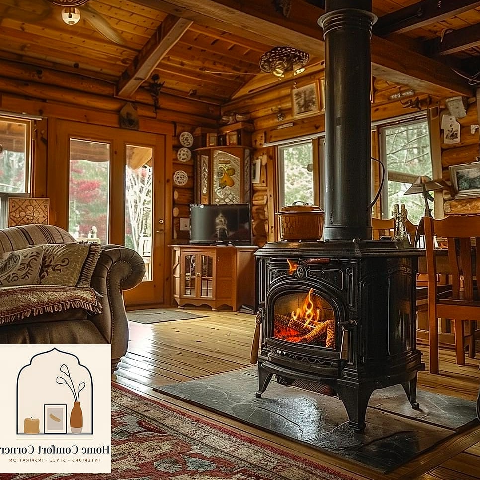 Add a Wood-Burning or Soy Candle Fireplace Mantel Vignette