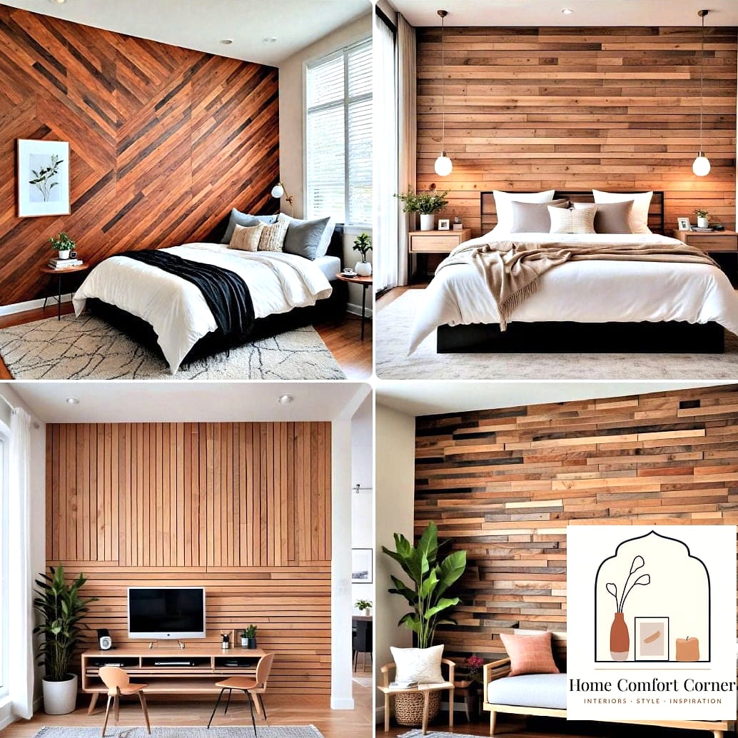 Add Wood Accents to Balance Cool Materials