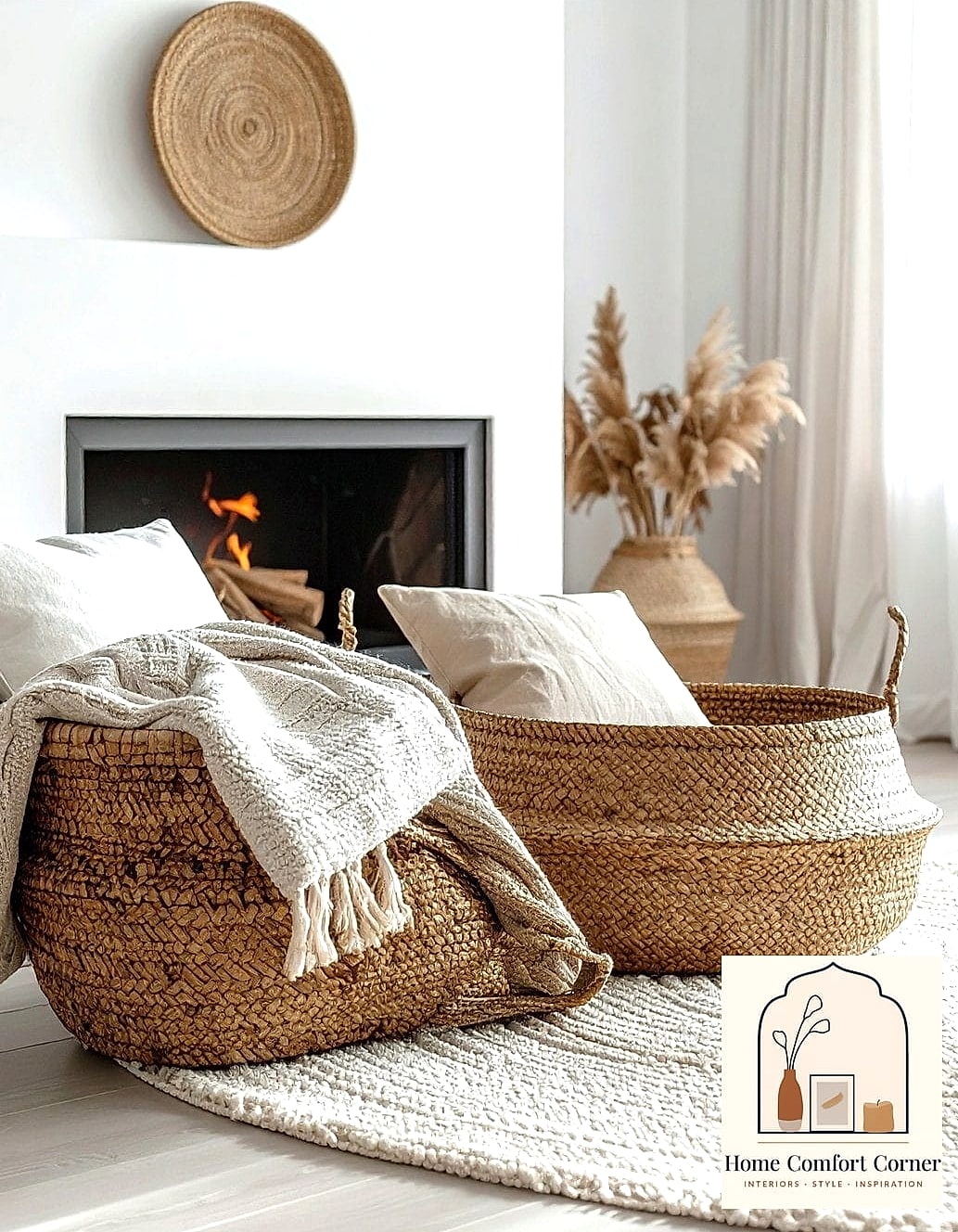 Add a Woven Basket or Two for Storage
