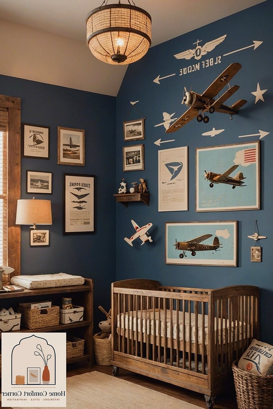 Airplane and Aviation-Inspired Nursery