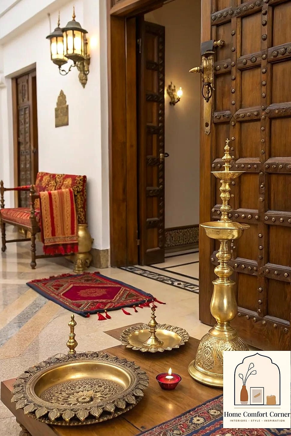 19 Indian Home Decor Inspiration Boards You'll Want to Copy 15 Antique Brass Door Handles and Hardware