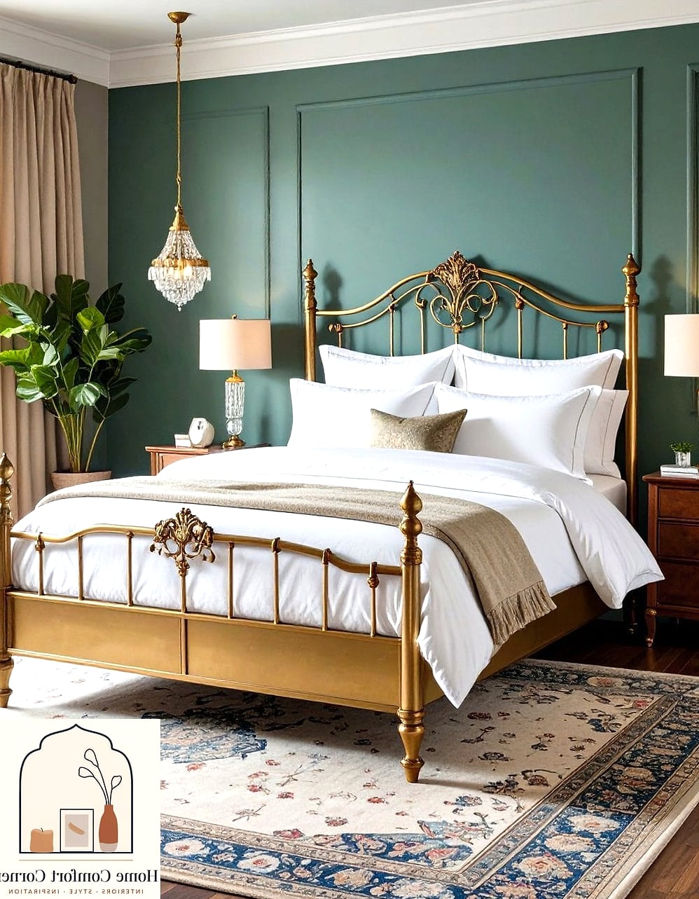 Antique Brass Floor Lamps