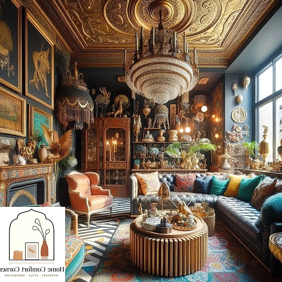 Antique Mirror Wall