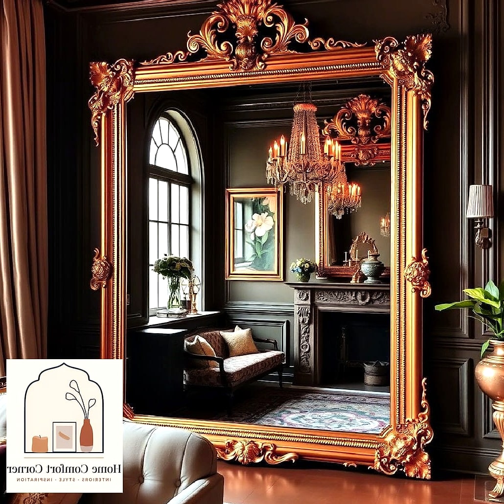 18 Vintage Interior Design Makeovers That Look Incredibly Expensive 12 Antique Mirrors with Foxed Glass
