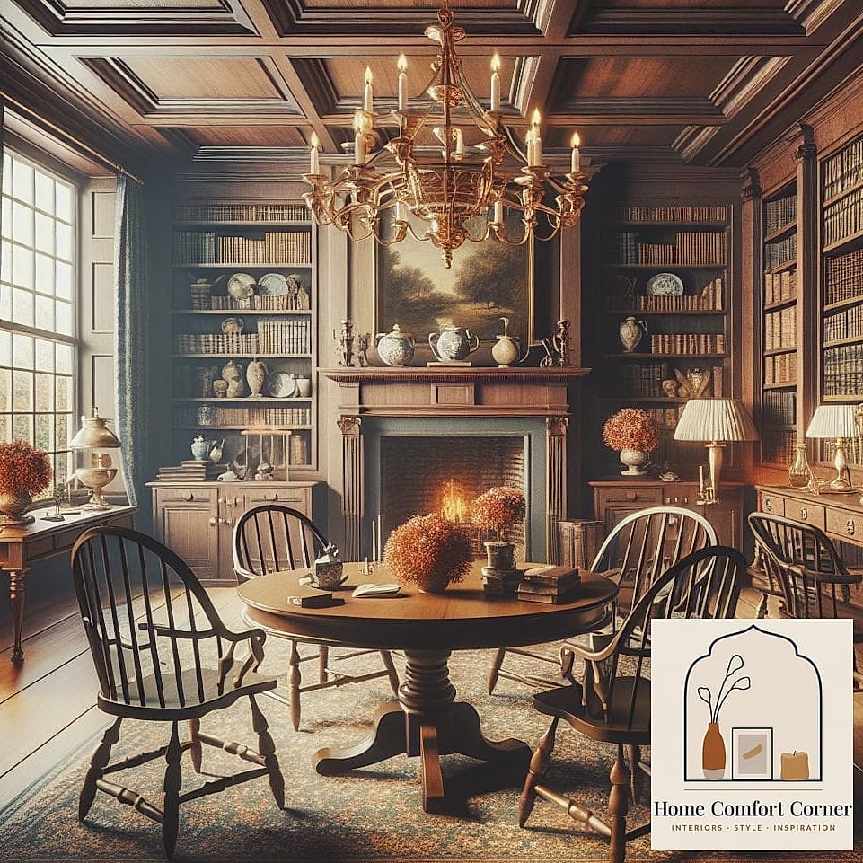 Antique Mixed with Contemporary Furniture