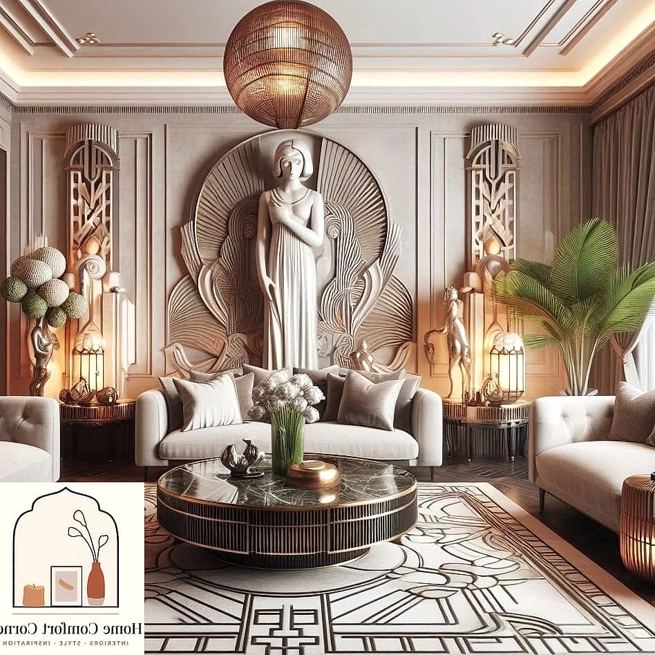 Art Deco Powder Room