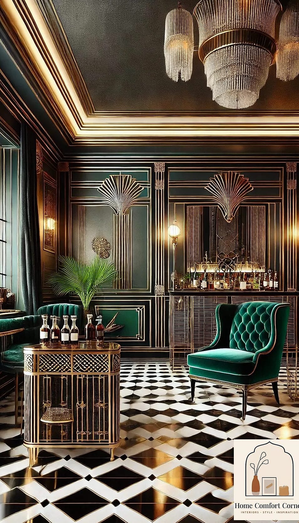 Art Deco Bar Carts