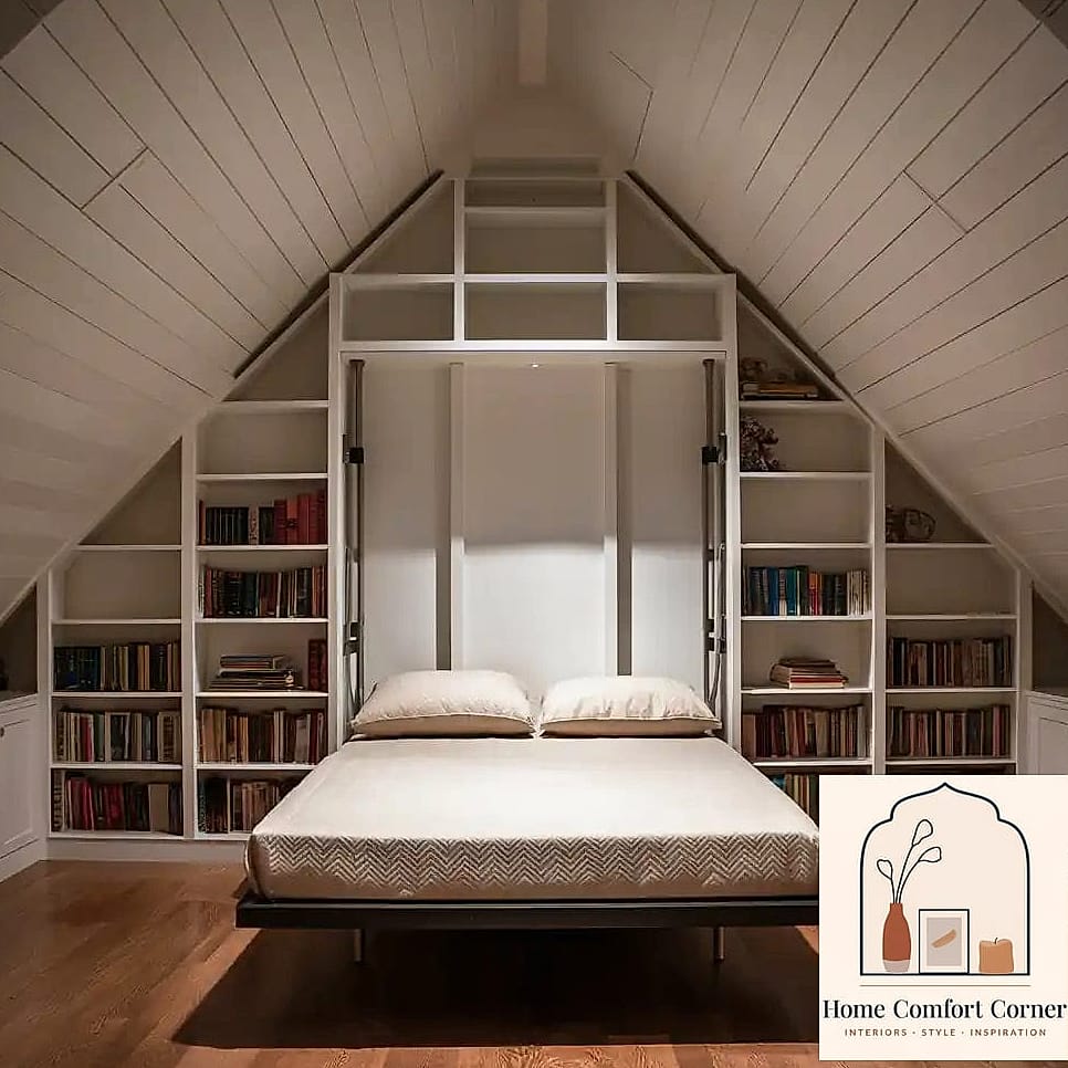 15 Guest Room Ideas Before and After Transformations to Inspire 10 Attic Guest Room With Sloped Ceilings