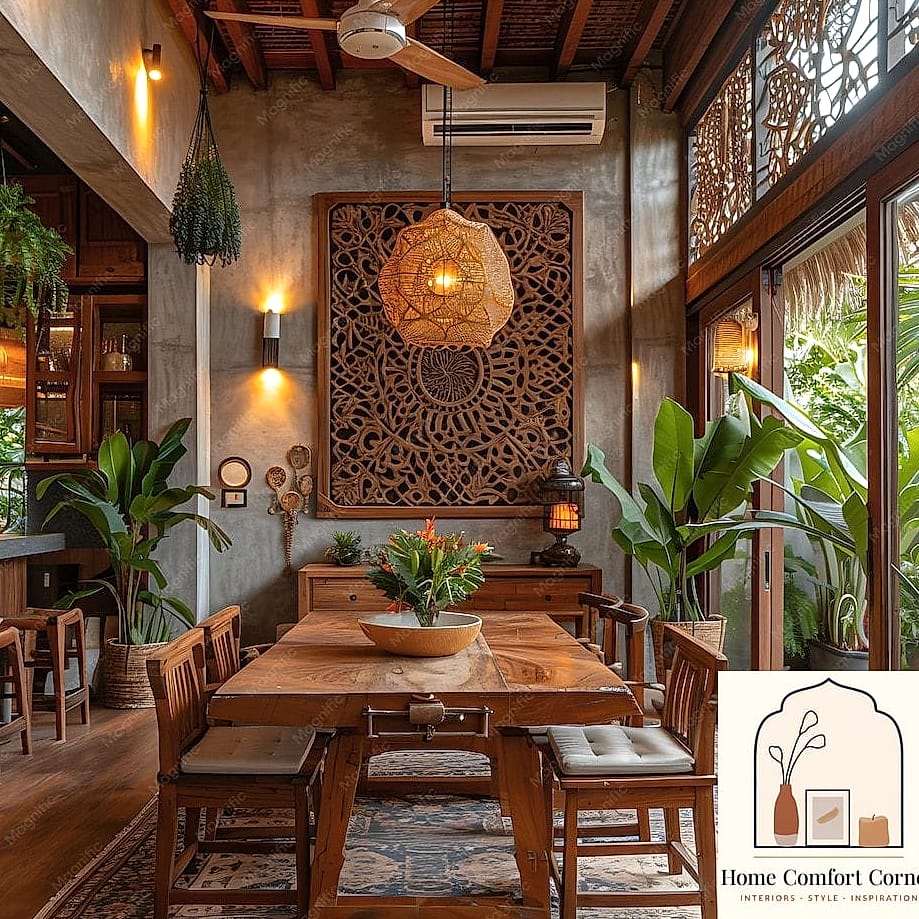 Balinese Carved Wood Wall Art