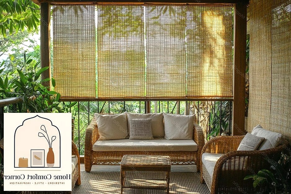 21 Terrace Room Ideas Indian Designs That Maximize Style and Function 13 Bamboo Blinds for Sun Control