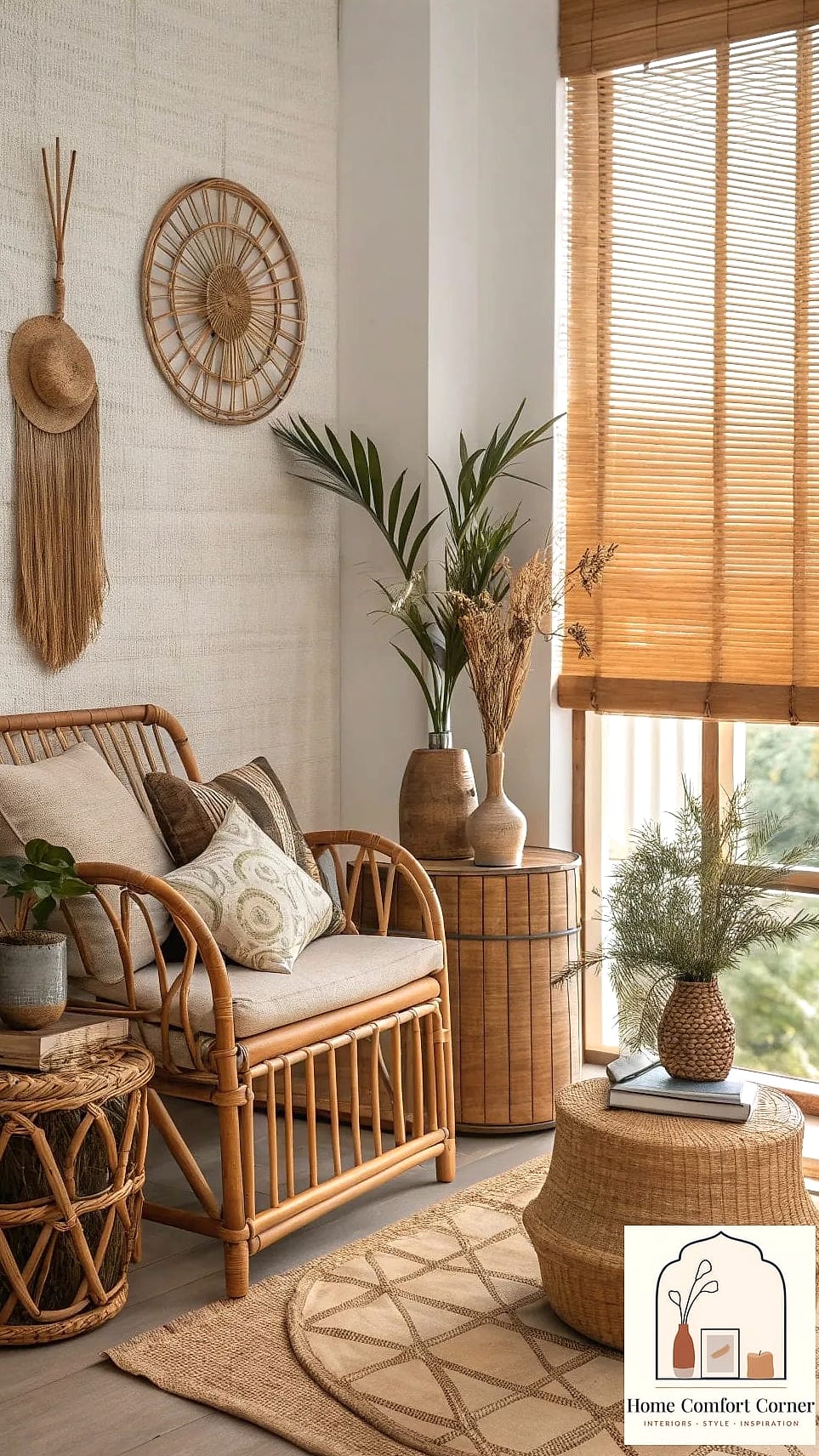 25 70S Home Decor Ideas That Are Both Stylish and Practical 23 Bamboo and Cane Furniture