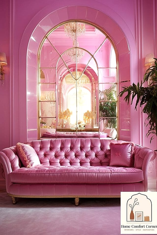 17 Pink Room Aesthetic Decor Inspiration Boards You'll Want to Copy 7 Barbiecore Glam Room