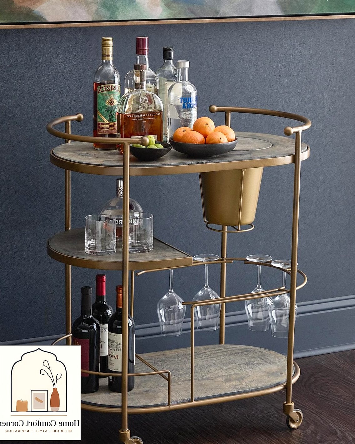 Bar Carts Styled for Entertaining