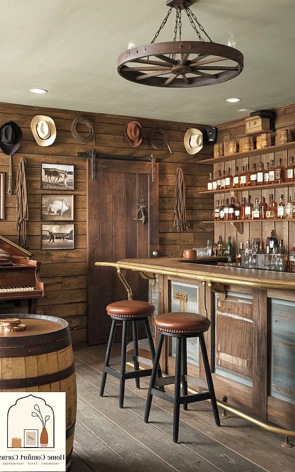 9 Saloon Decor Interior Design Before and After Transformations to Inspire 2 The Basement Bar That Became a Full Wild West Hangout