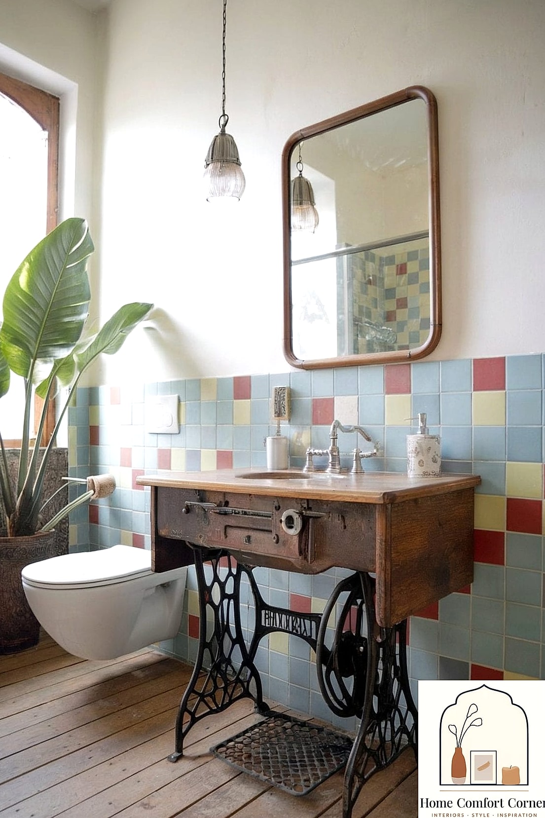A Bathroom Vanity Made From an Old Dresser