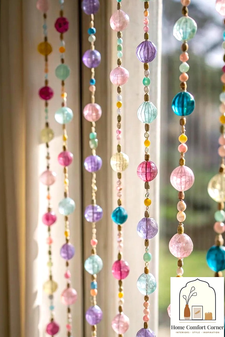 21 Creative Cute Home Decor Ideas You Haven't Seen Before 16 A Beaded Curtain Doorway Accent