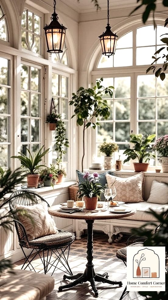 A Bistro Table for Morning Coffee
