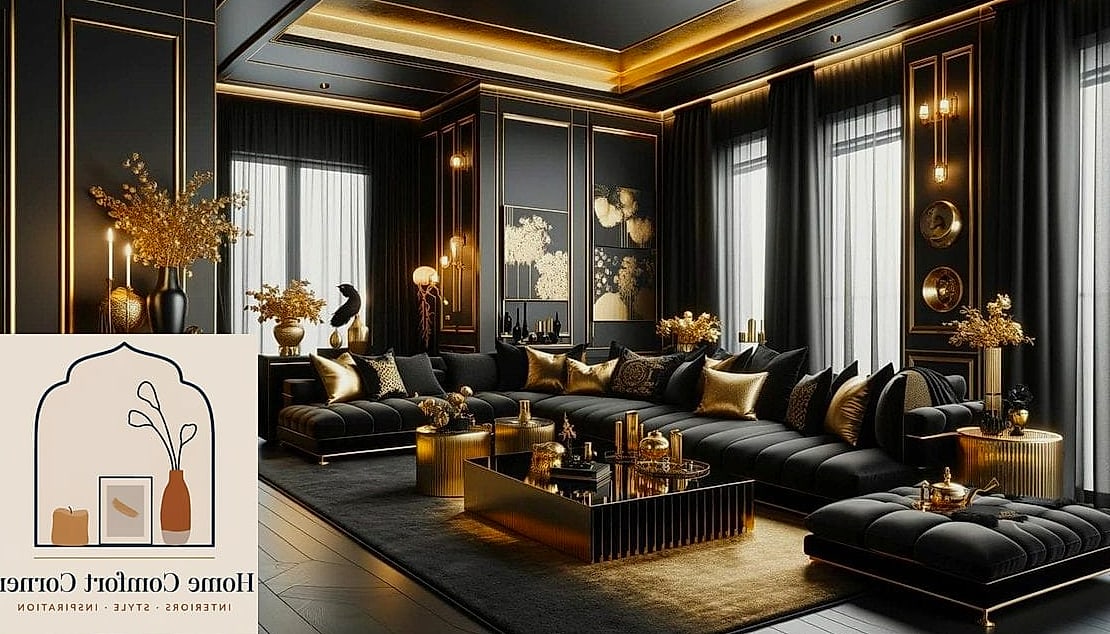 Black and Gold Glam Christmas