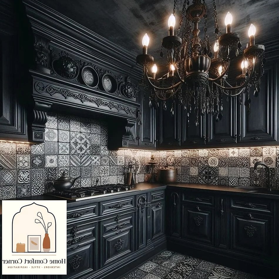 Black Kitchen Cabinetry