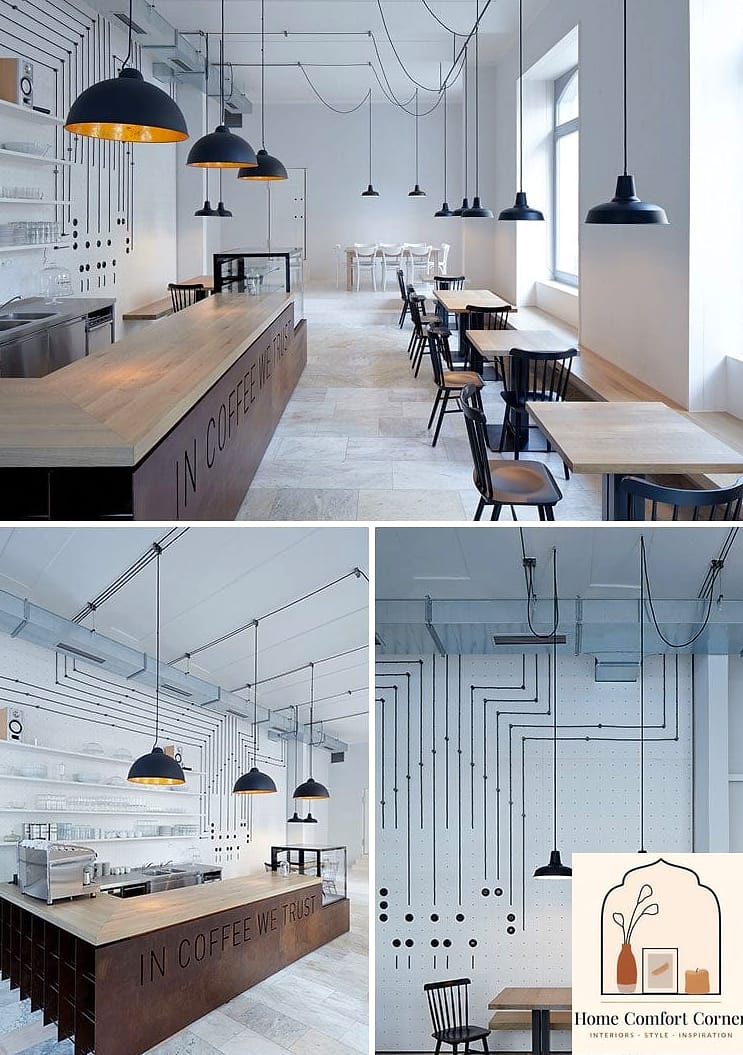 Black Metal Window-Style Cabinet Doors