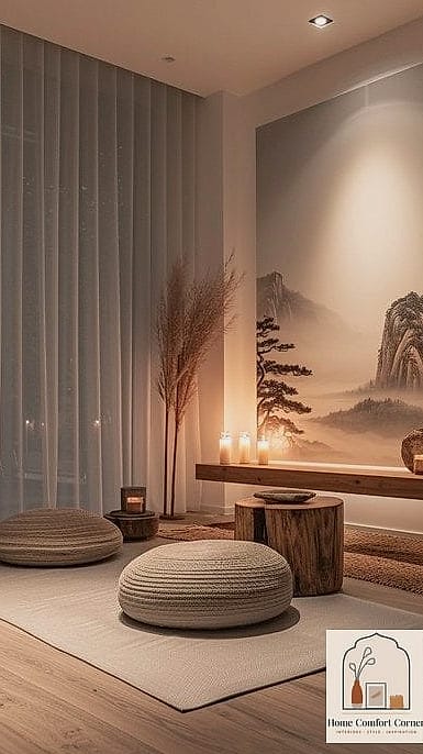21 Meditation Room Decor Concepts That Are Actually Achievable on a Budget 16 Blackout or Sheer Curtains for Light Control